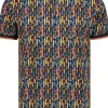 A Fish Named Fred Surfboards Polo Navy Blue