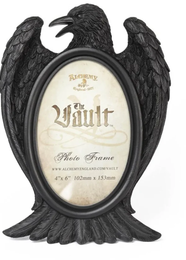 Alchemy Black Raven Picture Frame Black