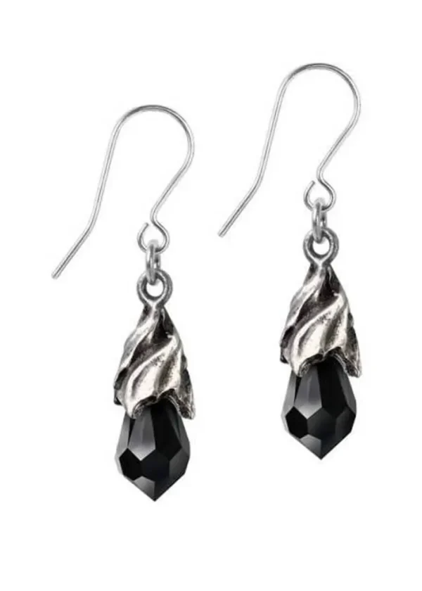 Alchemy Empyrean Tear Earrings Black