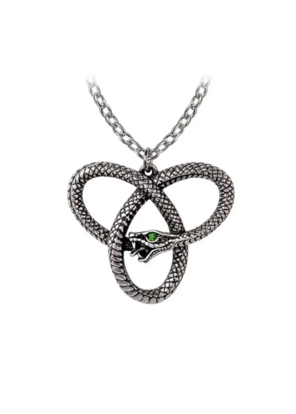 Alchemy Eve's Triquetra Snake Necklace