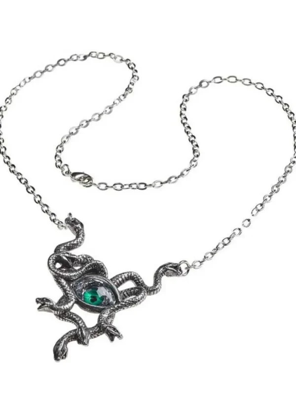 Alchemy Gorgon's Eye Necklace Green
