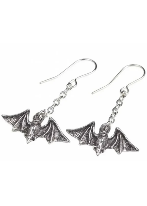 Alchemy Kiss The Night Bat Earrings