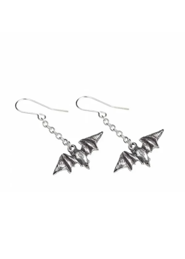 Alchemy Kiss The Night Bat Earrings