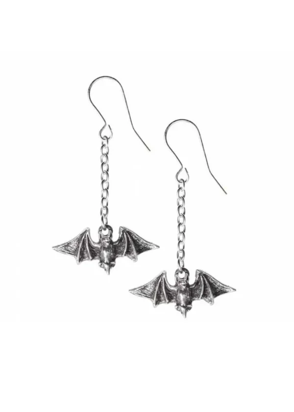 Alchemy Kiss The Night Bat Earrings