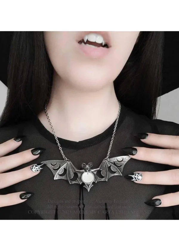 Alchemy Lunaeca Bat Necklace