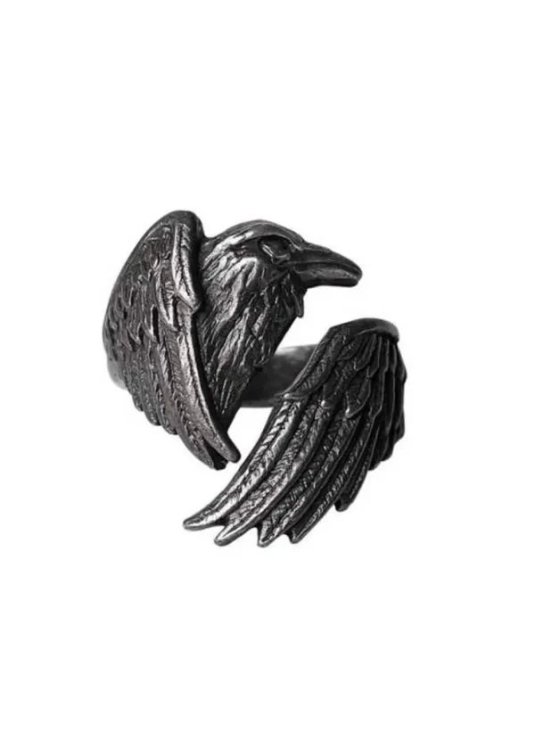 Alchemy Made of the Night Raven Ring Black