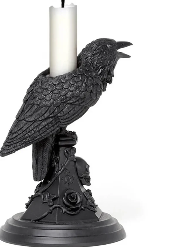 Alchemy Poe's Raven Candle Holder
