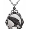 Alchemy Reflections Of Poe Raven Necklace
