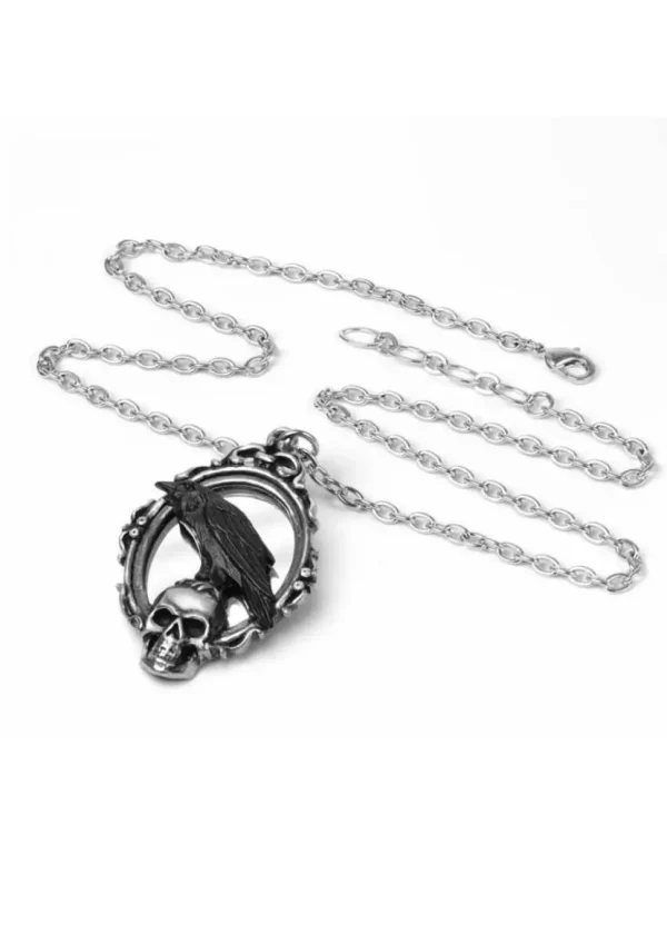 Alchemy Reflections Of Poe Raven Necklace
