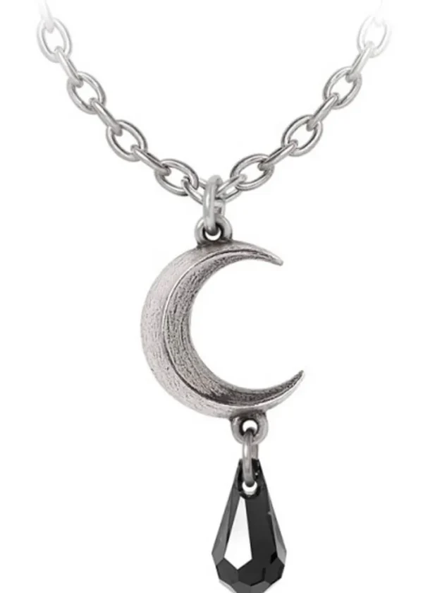 Alchemy Tears of the Moon Necklace Black
