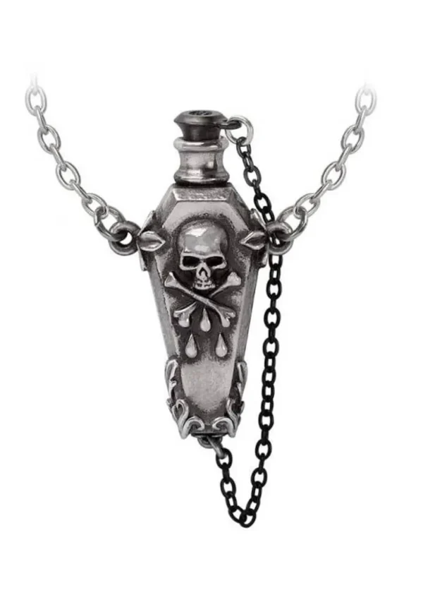 Alchemy The Undertaker Poison Necklace Silver
