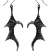 Alchemy Wings of Midnight Drop Earrings