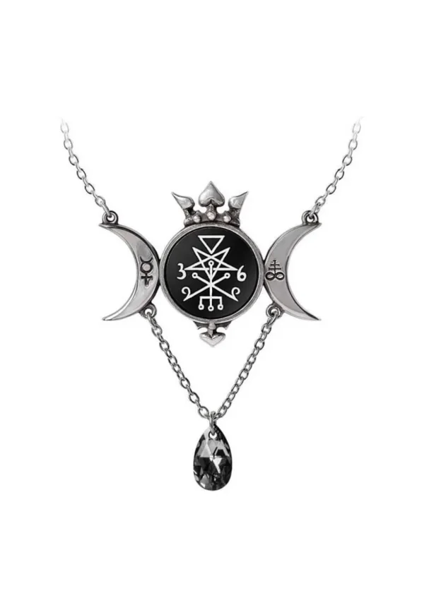 Alchemy Wycca Queen Moon Necklace