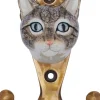 And Mary Tabby Cat Hook Grey