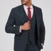 Antique Rogue Men's Dax Herringbone Jacket Colbert Teal