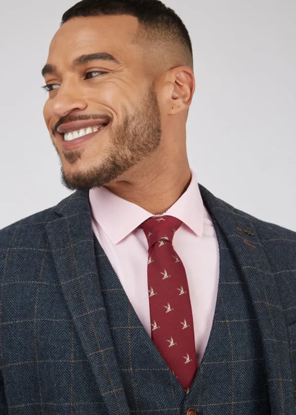 Antique Rogue Men's Dax Herringbone Jacket Colbert Teal