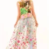 Aratta Madame Pompadour Maxi Duster Pink