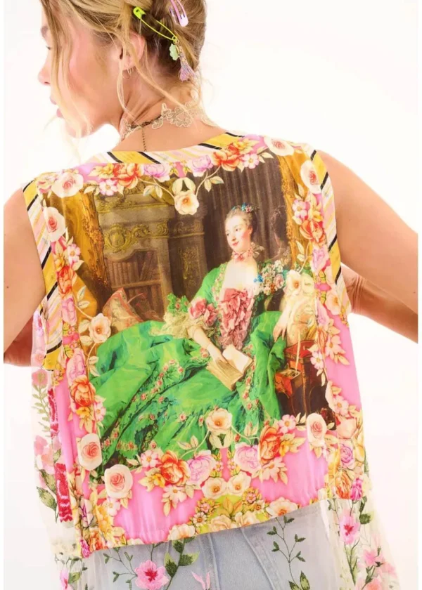 Aratta Madame Pompadour Maxi Duster Pink
