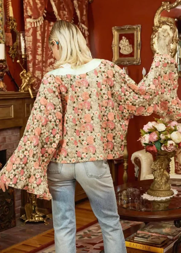 Aratta Vintage Garden Floral Kimono Multi