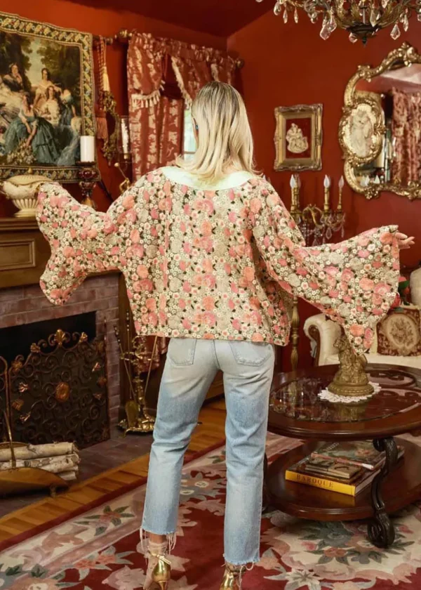 Aratta Vintage Garden Floral Kimono Multi