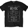 Band Shirts ACDC Cannon Swig T-Shirt Black