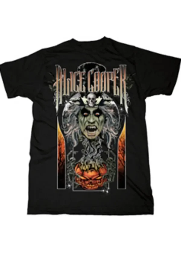 Band Shirts Alice Cooper I Am Halloween T-Shirt Black