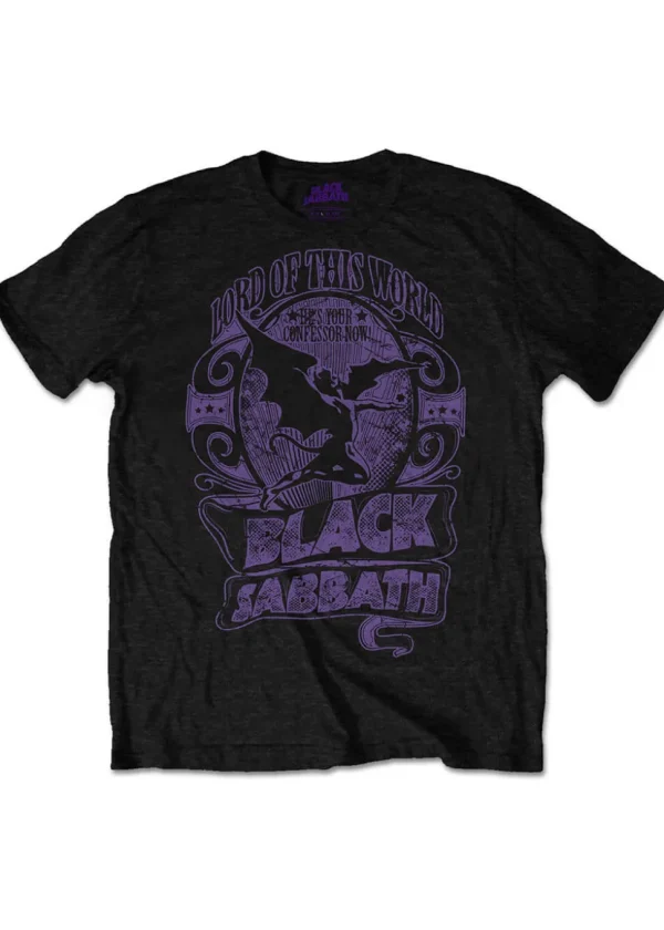Band Shirts Black Sabbath Lord Of This World T-Shirt Black