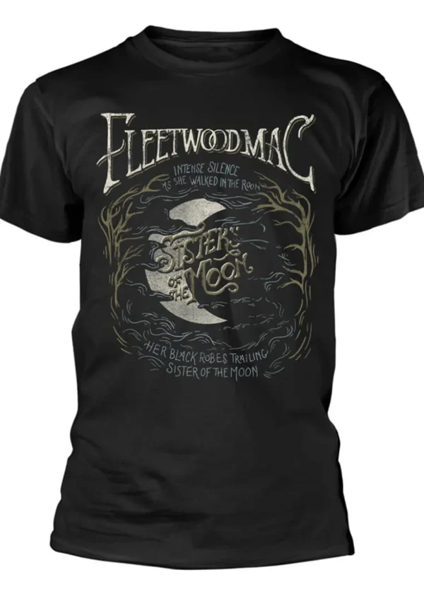 Band Shirts Fleetwood Mac Sisters Of The Moon T-Shirt in Black