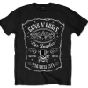 Band Shirts Guns & Roses Paradise City T-Shirt Black