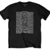 Band Shirts Joy Division Unknown Pleasures T-Shirt Black