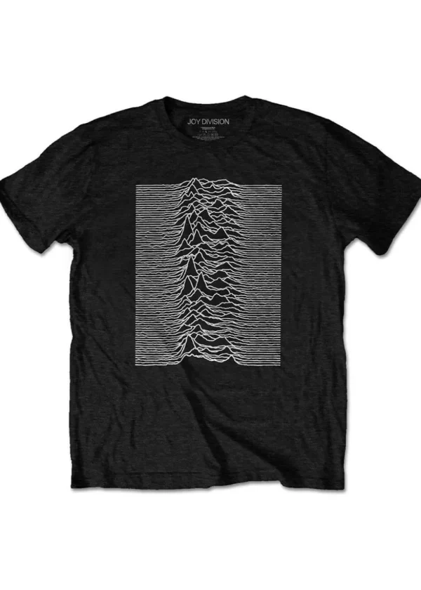 Band Shirts Joy Division Unknown Pleasures T-Shirt Black