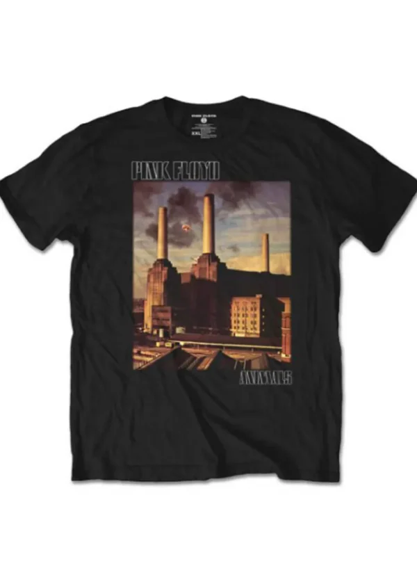 Band Shirts Pink Floyd Animals Album T-Shirt Black