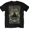 Band Shirts Pink Floyd Carnegie Hall Poster T-Shirt Black