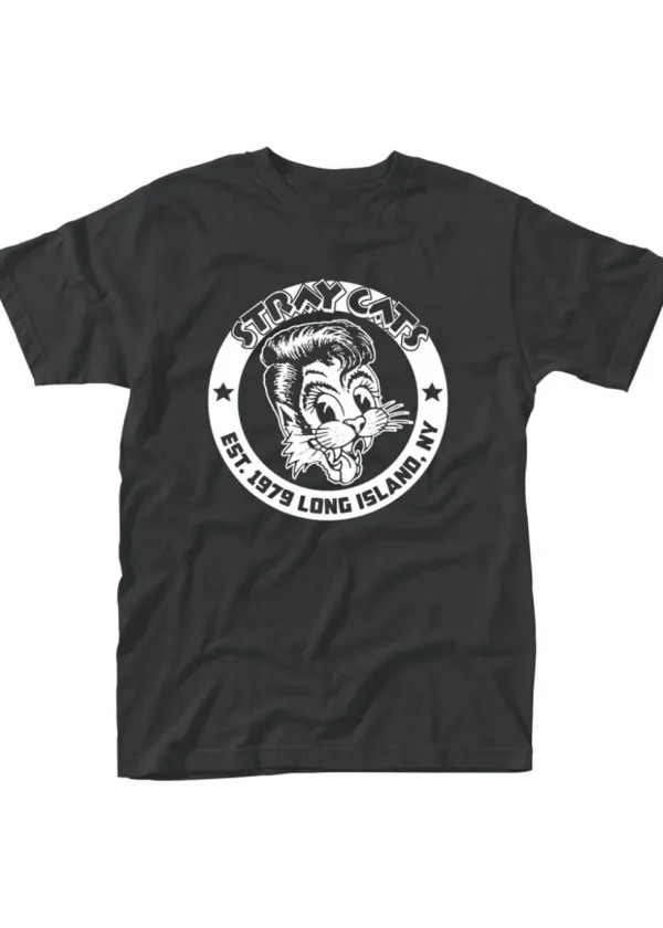 Band Shirts Stray Cats Est. 1979 T-Shirt Black
