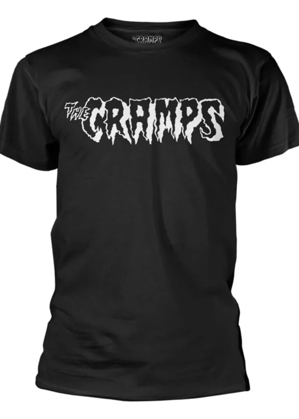 Band Shirts The Cramps Logo T-Shirt Black
