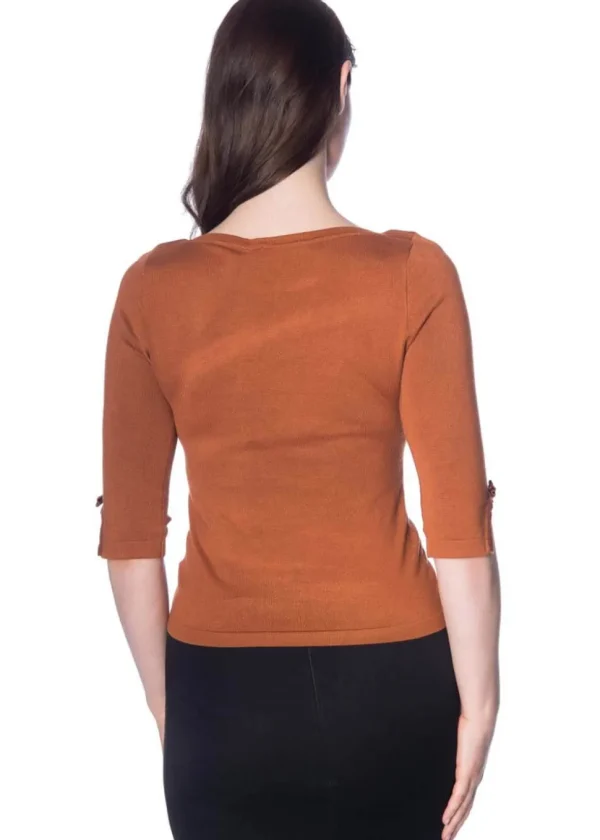 Banned Addicted 50's Jumper Brown