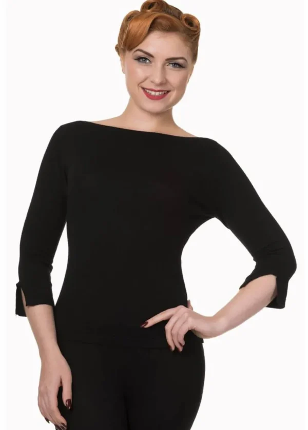 Banned Addicted 50's Sweater Black