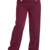 Banned Adventures Ahead 40's Trousers Burgundy