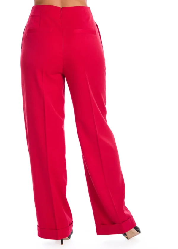Banned Adventures Ahead 40's Trousers Red