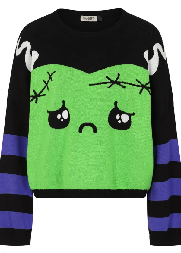 Banned Alternative Akumo Monster Jumper Black