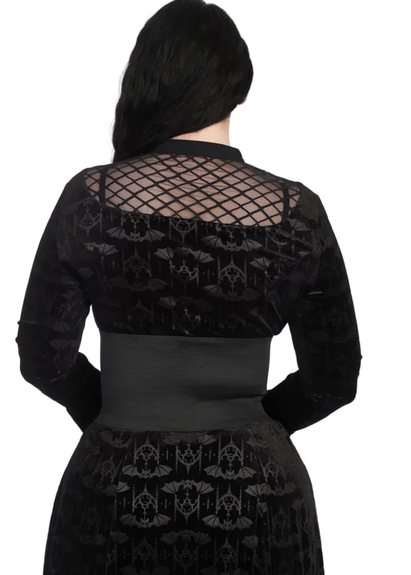 Banned Alternative Carron Pentagram Corset Belt Black