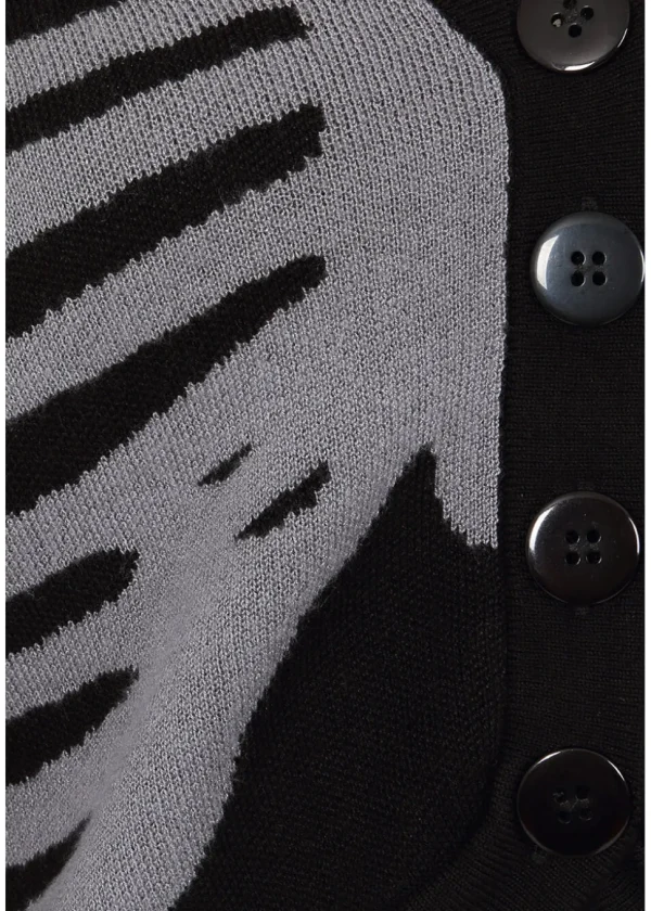 Banned Alternative Ligeia Skeleton Cardigan Black