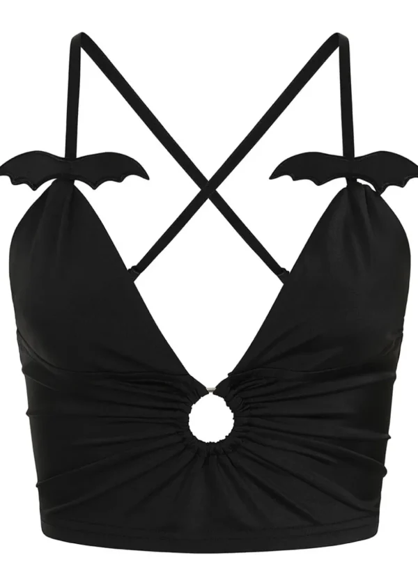 Banned Alternative Melantha Bat Top Black