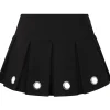 Banned Alternative Phoenix Ring Mini Skirt Black