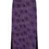 Banned Alternative Seraphina Spiderweb Mesh Maxi Skirt Purple