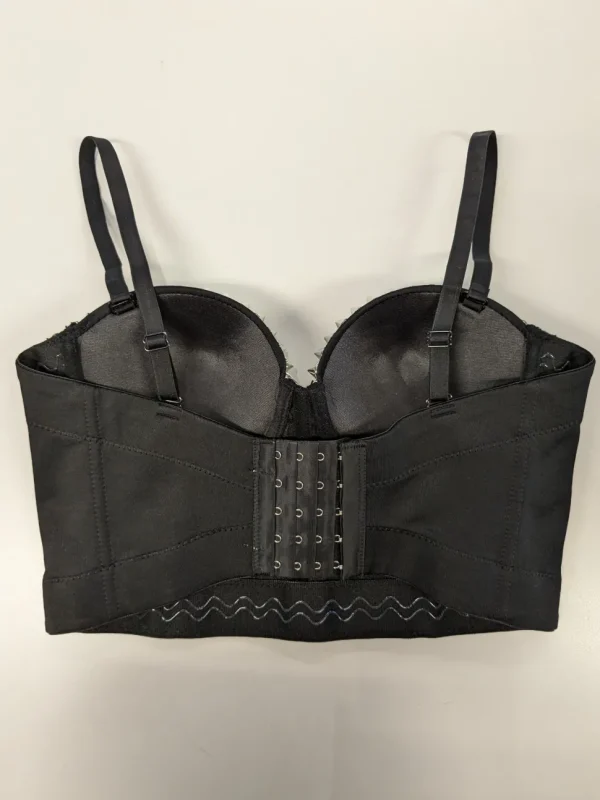 Banned Alternative Xenia Spike Bustier Top Silver