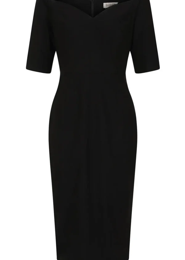 Banned Amalia 50's Pencil Dress Black