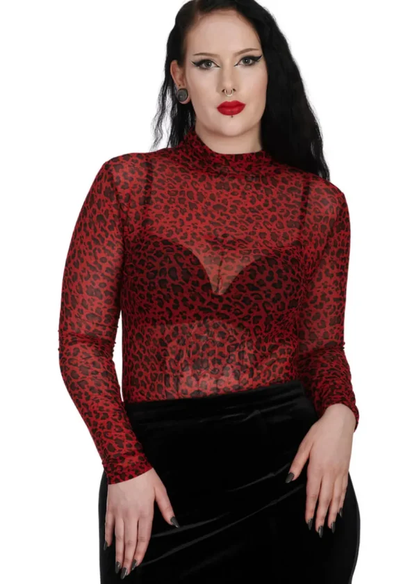 Banned Animal Appeal Leo Top Red