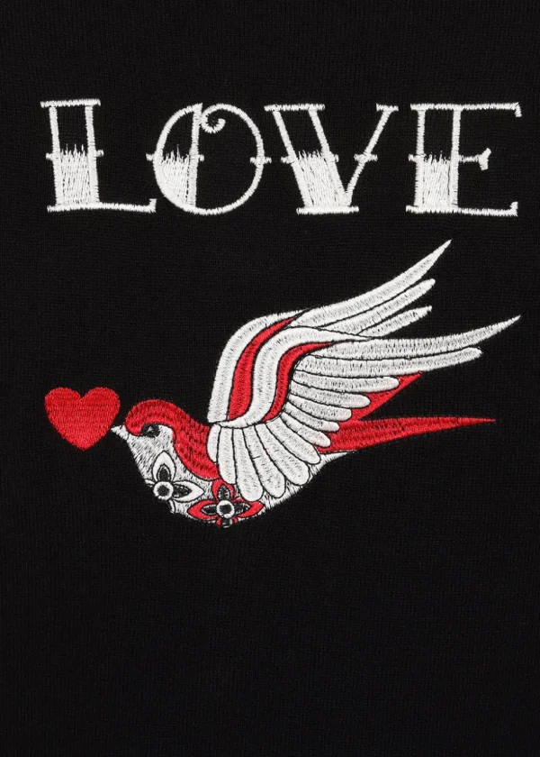 Banned Annie Love Swallow Cardigan Black
