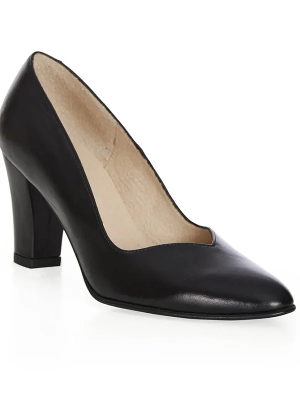 Banned Ava Leren 50's Pumps Black